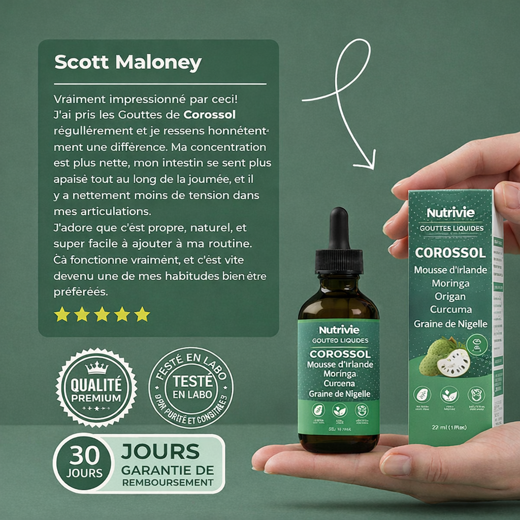 Gouttes™ naturelles de corossol Nutrivie